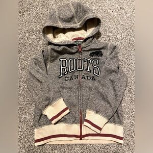Roots Gray Kids Hoodie (5 T)